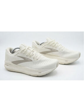 BROOKS Men's Ghost Max Running Walking Shoes Coconut/White Sand/Chateau Size 13